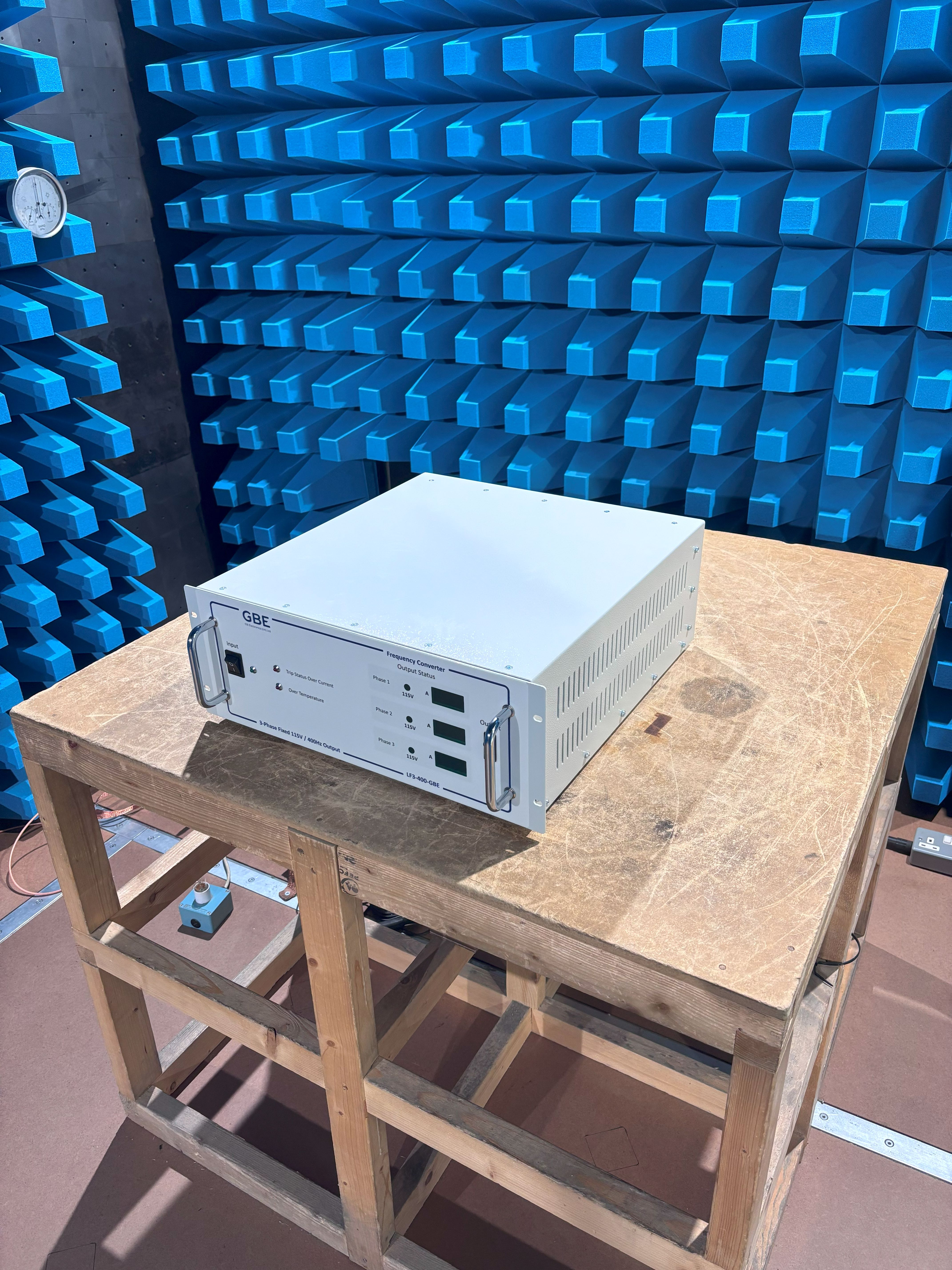 LF unit in our EMC chamber